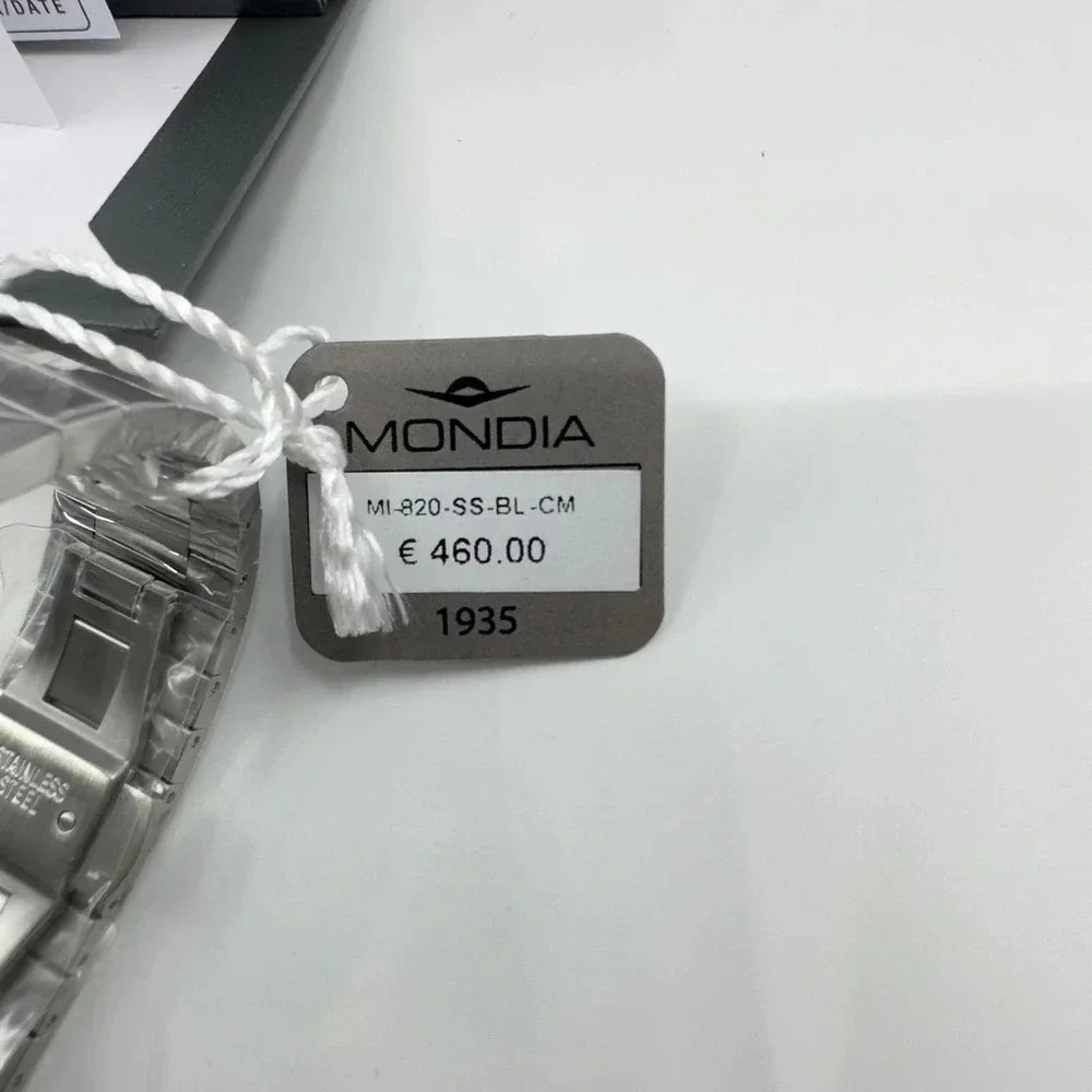 Mondia Mens Wristwatch Madison Forma 820 Stainless Steel Silver MI-820-SS-BL-CM - Picture 6 of 10